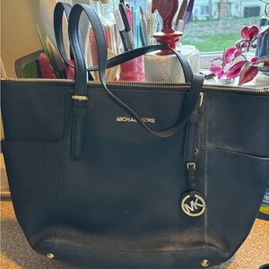 Michael Kors Blue Tote Bag